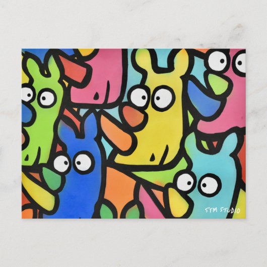 RHINOS GRAFFITI Briefkaart (Voorkant)