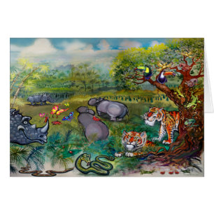 Rhinos Hippos en Tigers