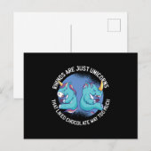 Rhinos zijn maar eenhoorns briefkaart (Voorkant / Achterkant)