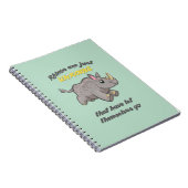 Rhinos zijn Unicorns Notitieboek (Rechterzijde)