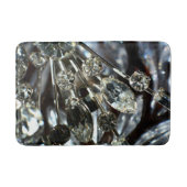 Rhistone Art Deco  Elegant Grijs Zwart Badmat (Voorkant)