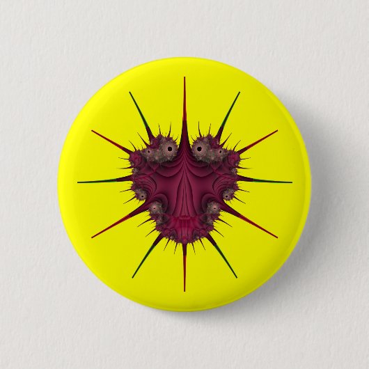 Rhizidio Bug Ronde Button 5,7 Cm (Voorkant)