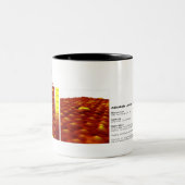 RHK-technologie - Afbeelding juli 2007 van de maan Tweekleurige Koffiemok (Center)