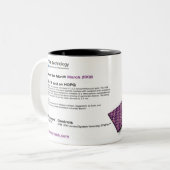 RHK-technologie - Afbeelding maart 2008 van de maa Tweekleurige Koffiemok (Voorkant links)