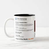 RHK-technologie - juli. afbeelding van de maand 20 Tweekleurige Koffiemok (Links)