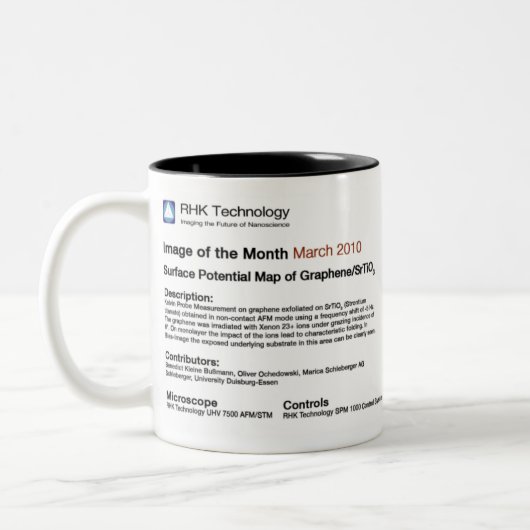 RHK-technologie - Mok IOM-koffie van maart 2010 (Links)