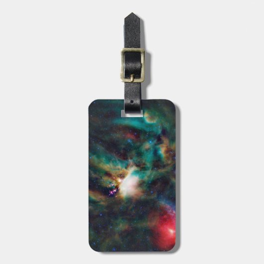Rho Ophiuchi Cloud Complex Dark Nebula Bagagelabel (Voorkant verticaal)