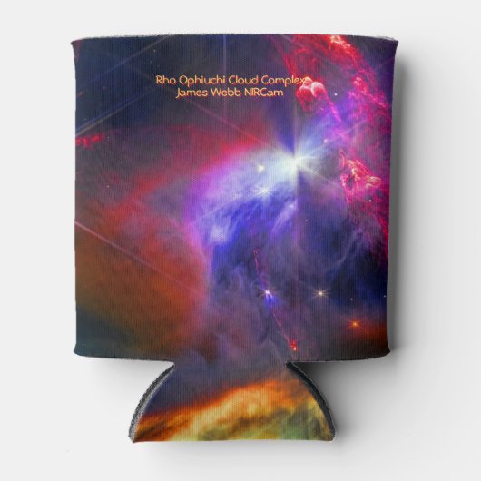 Rho Ophiuchi Cloud Complex - James Webb NIRCam Blikjeskoeler (Voorkant)