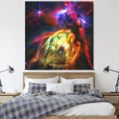 Rho Ophiuchi Cloud Complex - James Webb NIRCam Canvas Afdruk (Insitu (Slaapkamer))