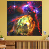 Rho Ophiuchi Cloud Complex - James Webb NIRCam Canvas Afdruk (Insitu (Woonkamer))