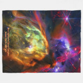 Rho Ophiuchi Cloud Complex - James Webb NIRCam Fleece Deken (Voorkant (Horizontaal))