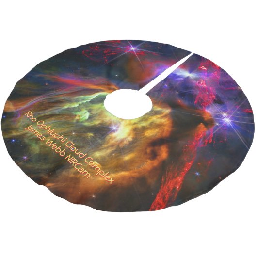 Rho Ophiuchi Cloud Complex - James Webb NIRCam Kerstboom Rok (Gekanteld)