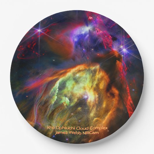 Rho Ophiuchi Cloud Complex - James Webb NIRCam Papieren Bordje (Voorkant)