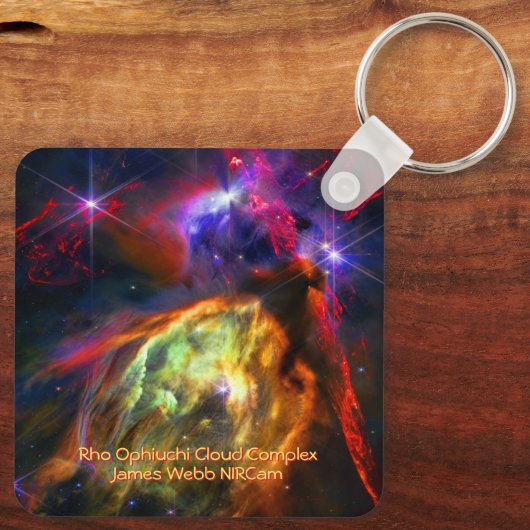 Rho Ophiuchi Cloud Complex - James Webb NIRCam Sleutelhanger (Achterkant)