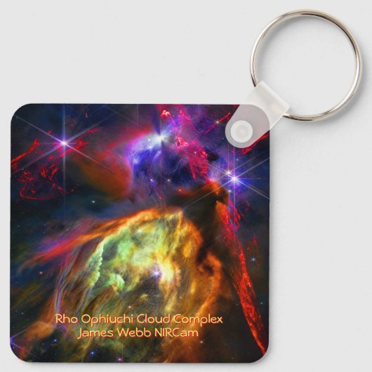Rho Ophiuchi Cloud Complex - James Webb NIRCam Sleutelhanger (Achterkant)