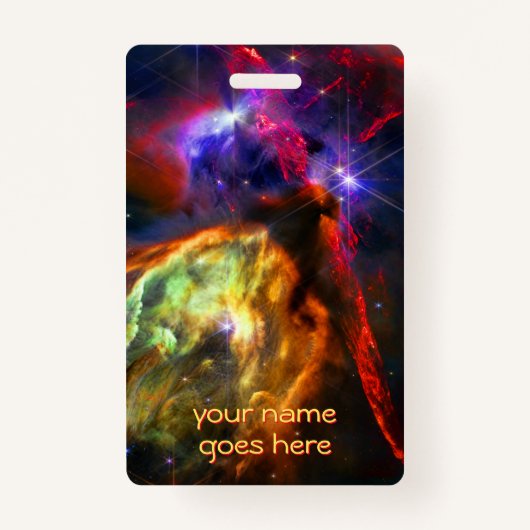 Rho Ophiuchi Cloud Complex, James Webb Space Foto Badge (Voorkant)
