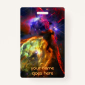Rho Ophiuchi Cloud Complex, James Webb Space Foto Badge (Achterkant)