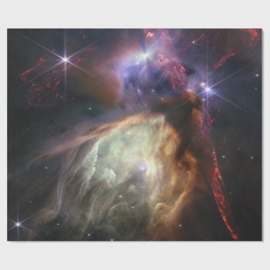 Rho Ophiuchi Jubileum Afbeelding van Webb Telescop Cadeaupapier (Vlak)