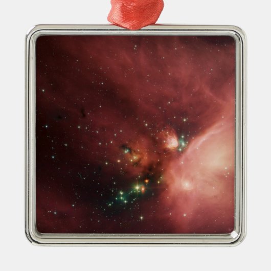Rho Ophiuchi nebula 2 Metalen Ornament (Voorkant)