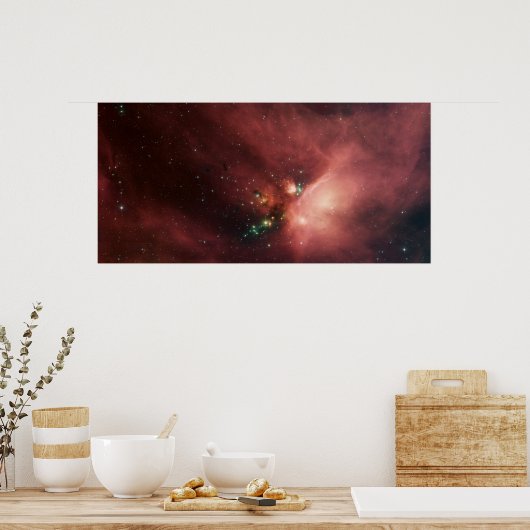 Rho Ophiuchi nebula 2 Poster (Keuken)