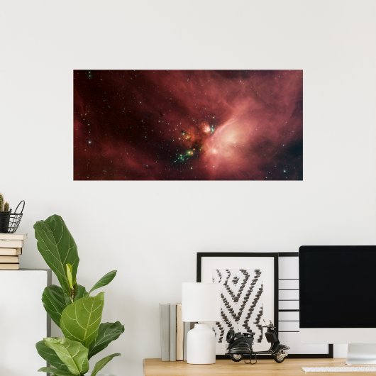 Rho Ophiuchi nebula 2 Poster (Thuiskantoor)