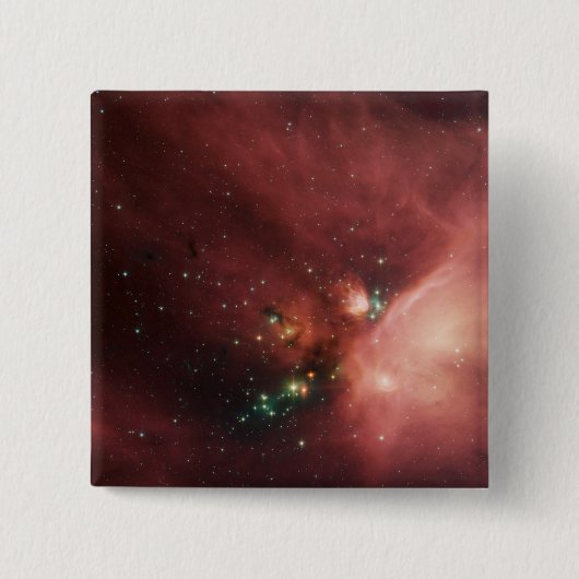 Rho Ophiuchi nebula 2 Vierkante Button 5,1 Cm (Voorkant)