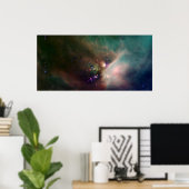 Rho Ophiuchi nebula Poster (Thuiskantoor)