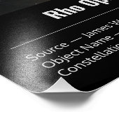 Rho Ophiuchi (NIRCam Afbeelding) James Webb Afbeel Foto Afdruk (Hoek)