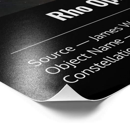 Rho Ophiuchi (NIRCam Afbeelding) James Webb Afbeel Foto Afdruk (Hoek)