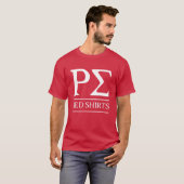 Rho Sigma Rode Shirten T-shirt (Voorkant volledig)