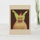 Rhoda de gemaskerde kardinaalkaart kaart (Voorkant)