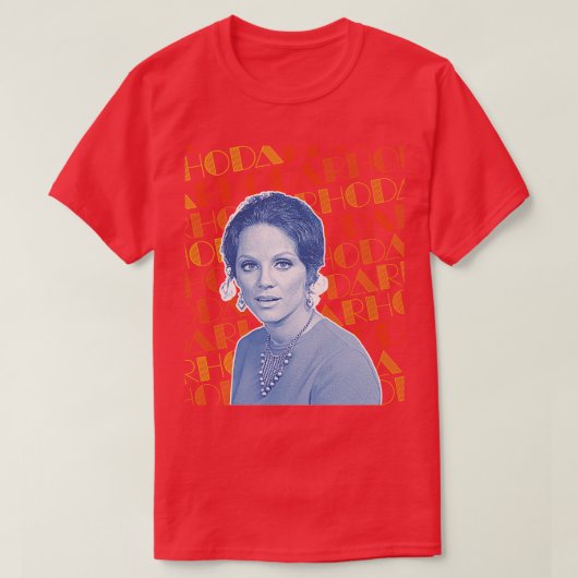Rhoda Retro 70s TV-sitcom FanArt Design T-shirt (Design voorkant)
