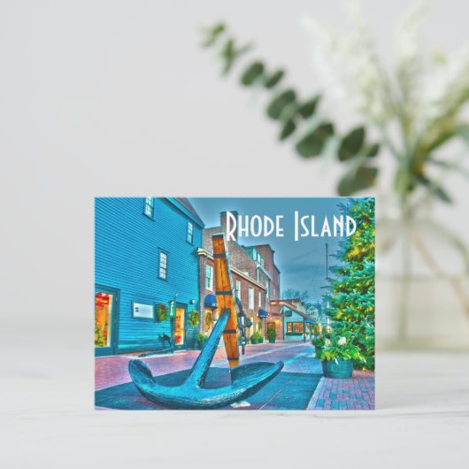 rhode briefkaart (Staand voorkant)
