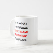 rhode - eilandbrandweerman , geweldige koffiemok (Voorkant links)