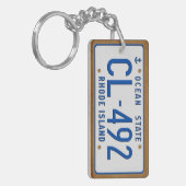 Rhode Island 1986  License Bord Sleutelhanger (Voorkant Links)
