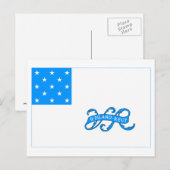 Rhode Island 1st Regiment Briefkaart (Voorkant / Achterkant)