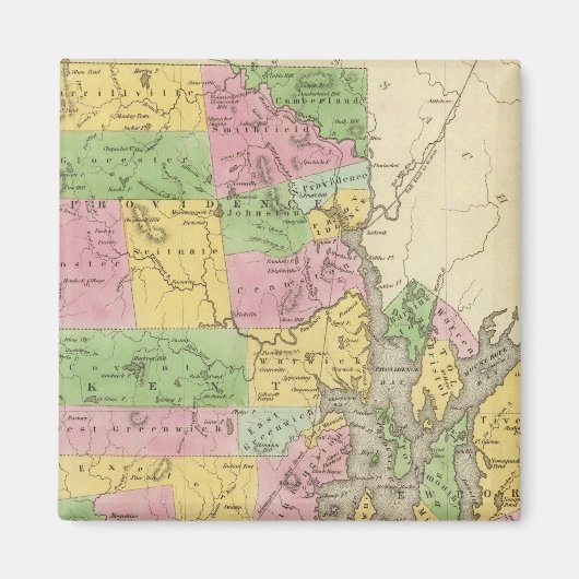 Rhode Island 3 Magneet (Voorkant)