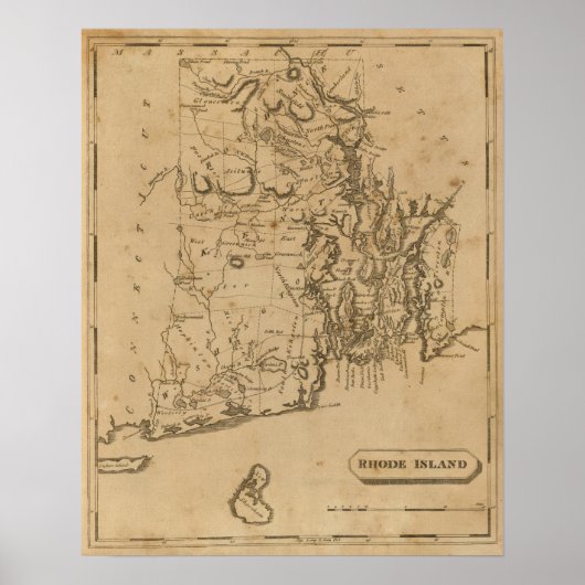 Rhode Island 4 Poster (Voorkant)