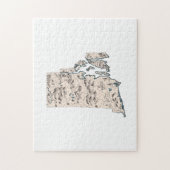 Rhode Island  Afbeelding Map Legpuzzel (Verticaal)