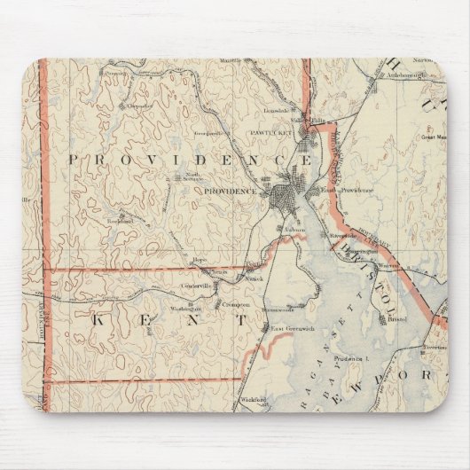 Rhode Island atlas 2 Muismat (Voorkant)