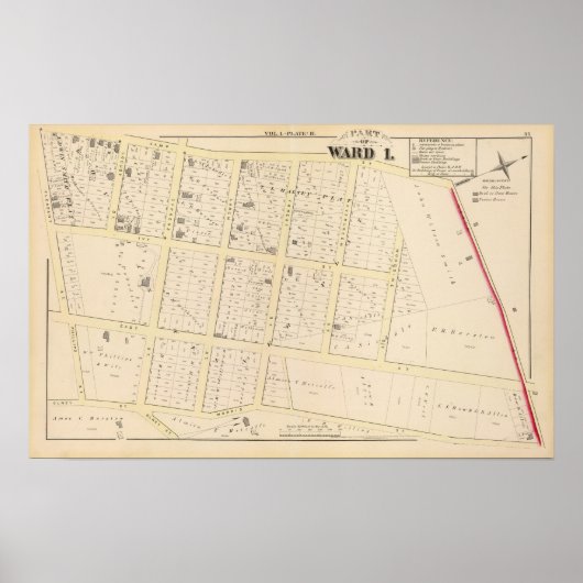 Rhode Island Atlas Map Poster (Voorkant)