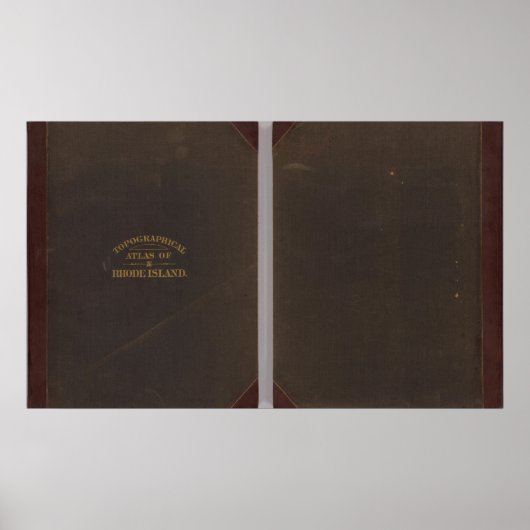 Rhode Island atlas Poster (Voorkant)