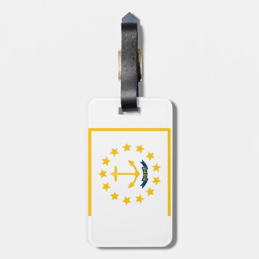 Rhode Island Bagagelabel (Achterkant verticaal)