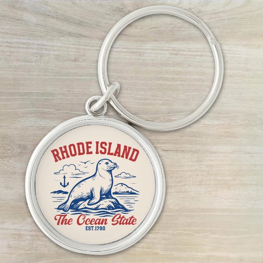 Rhode Island Beach Vibes Gift Idea Sleutelhanger