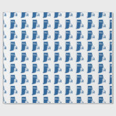 RHODE ISLAND BLAUWE STAAT CADEAUPAPIER (Vlak)