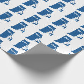 RHODE ISLAND BLAUWE STAAT CADEAUPAPIER (Hoek)