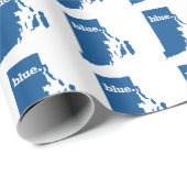 RHODE ISLAND BLAUWE STAAT CADEAUPAPIER (Rol Hoek)
