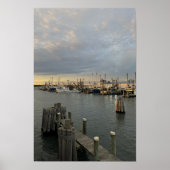 Rhode Island Boats at Sunset Poster (Voorkant)
