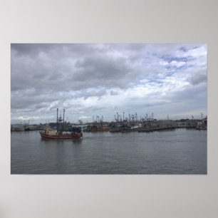 Rhode Island Boot Waterschap Poster
