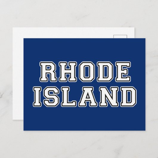 Rhode Island Briefkaart (Voorkant / Achterkant)